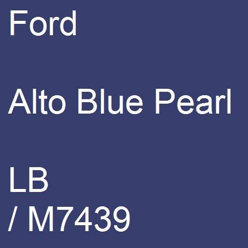 Ford, Alto Blue Pearl, LB / M7439.